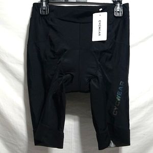 NWT Cycwear Padded Crotch & Reflective Unsiex Shorts Sz.2XL